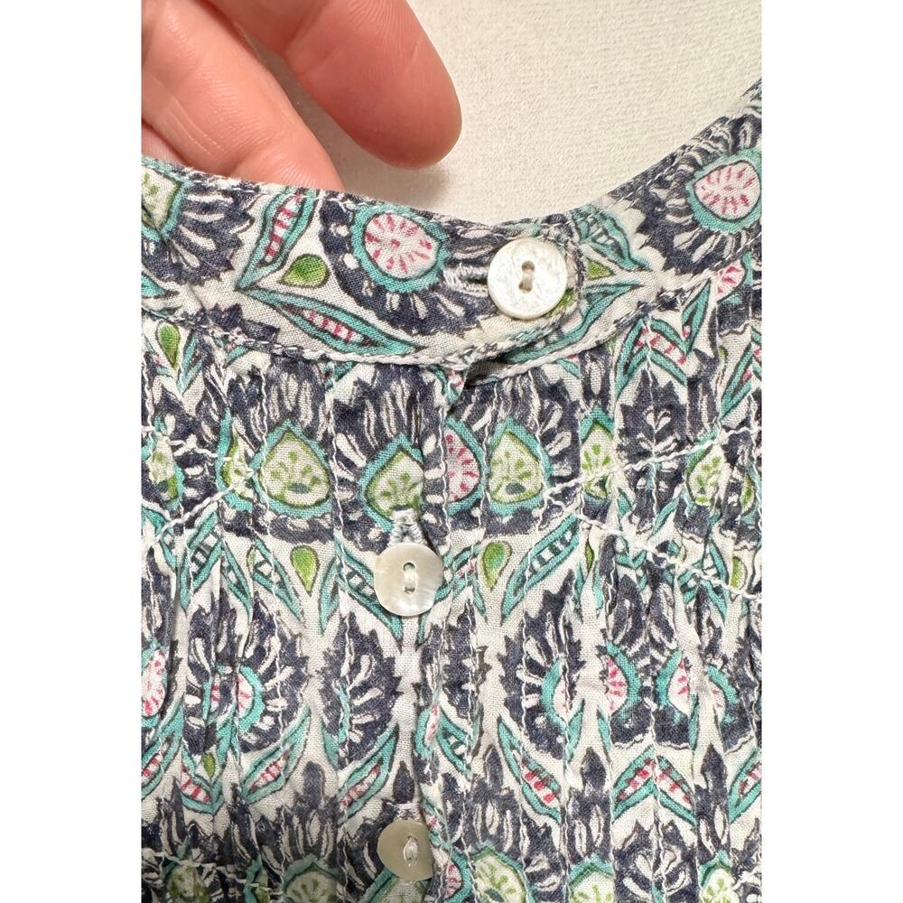 ROLLER RABBIT Featherweight Paisley Printed Sleeveless Cotton Dress Size S - Picture 4 of 6